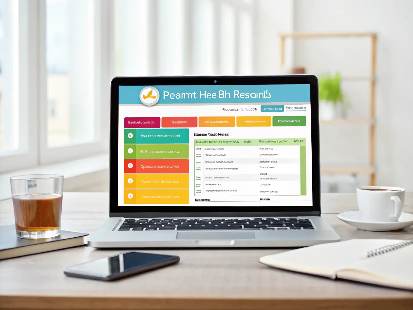 A digital illustration of a hospital listing on the MediCost platform, showcasing service costs and contact information.